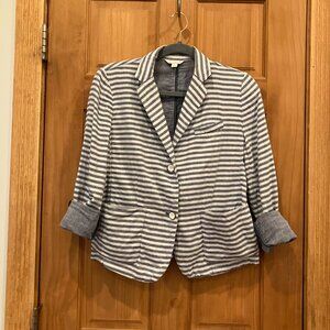 Soft Striped Summer Blazer